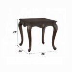 Pierce Cherry End Table LV03836 By ACME 18