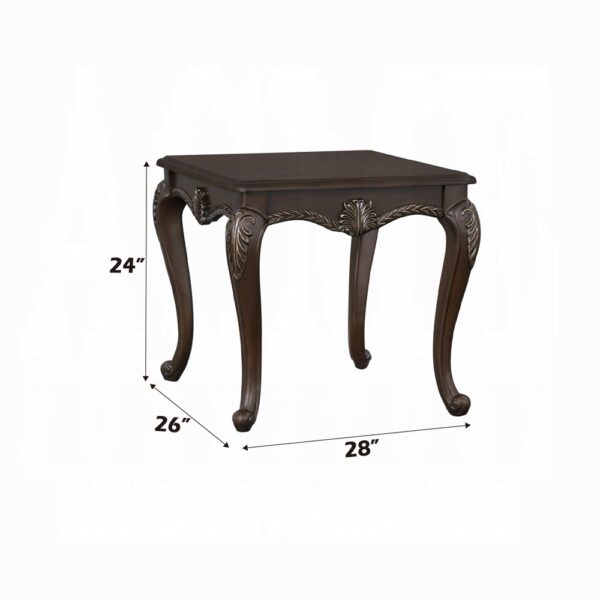 Pierce Cherry End Table LV03836 By ACME 12