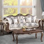 Pierce Sofa with 5 Pillows in Beige Fabric LV03830 By ACME 15