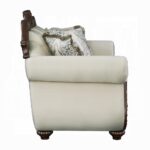 Pierce Loveseat with 3 Pillows in Beige Fabric LV03831 By ACME 17