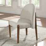 Gamarya Side Chair in White Fabric DN02857 By ACME 17