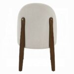 Gamarya Side Chair in White Fabric DN02857 By ACME 19