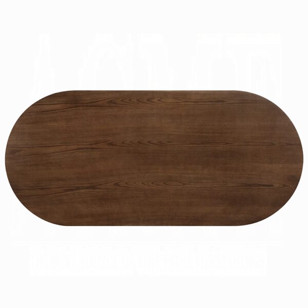 Gamarya Oval Dining Table in Oak Finish DN02855 By ACME 9
