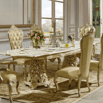 Dining Room Rectangle Table HD-1812 By Homey Design