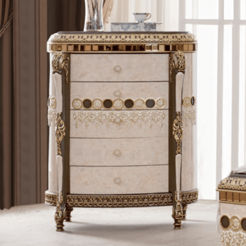 Bronze Chest Of Drawers​ HD-9017 By Homey Design
