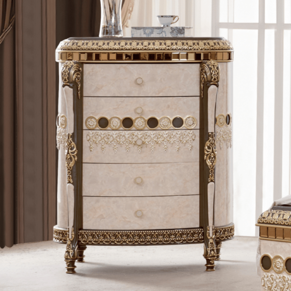 Bronze Chest Of Drawers​ HD-9017 By Homey Design 4