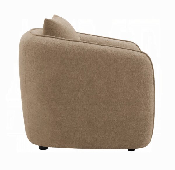 Keith Chair with Pillow in Brown Chenille LV03602 By ACME 10
