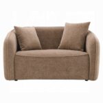 Keith Loveseat with 2 Pillows in Brown Chenille LV03601 By ACME 18