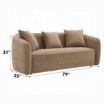 Keith Sofa with 3 Pillows in Brown Chenille LV03600 By ACME 18