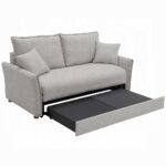 Oran Sofa with Sleeper in Gray Chenille LV03800 By ACME 22