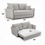 Oran Sofa with Sleeper in Gray Chenille LV03800 By ACME 26