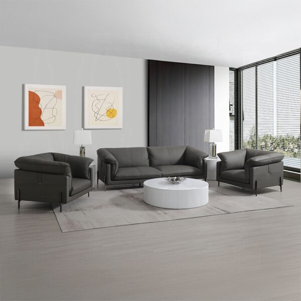 Tadi Sofa in Black Leather LV04510 By ACME 12