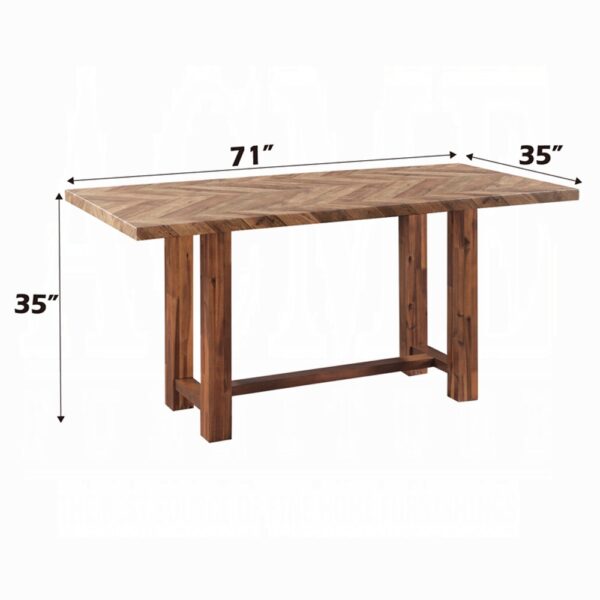 Gilsea Brown Counter Height Table DN03725 By ACME 11