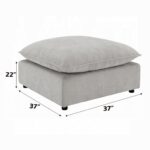 Marisa Modular Ottoman in Beige Boucle LV04414 By ACME 15