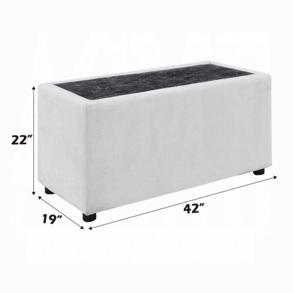 Marisa Modular Console in Beige Boucle LV04416 By ACME 10