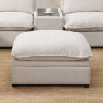 Marisa Beige Boucle Modular Ottoman with Storage LV04415 By ACME 13