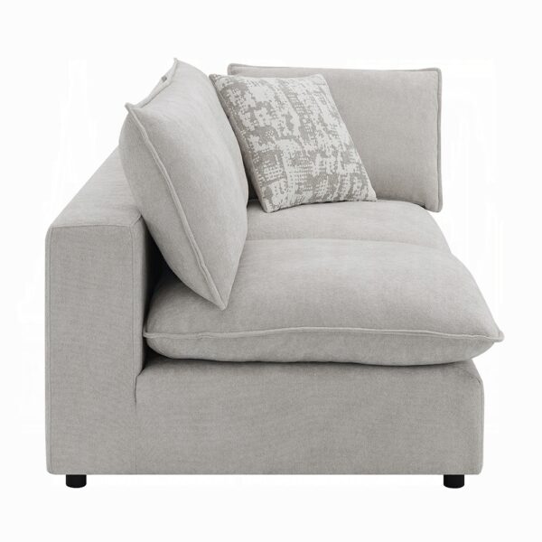 Marisa Beige Boucle Modular RF Loveseat with 2 Pillows LV04411 By ACME 12