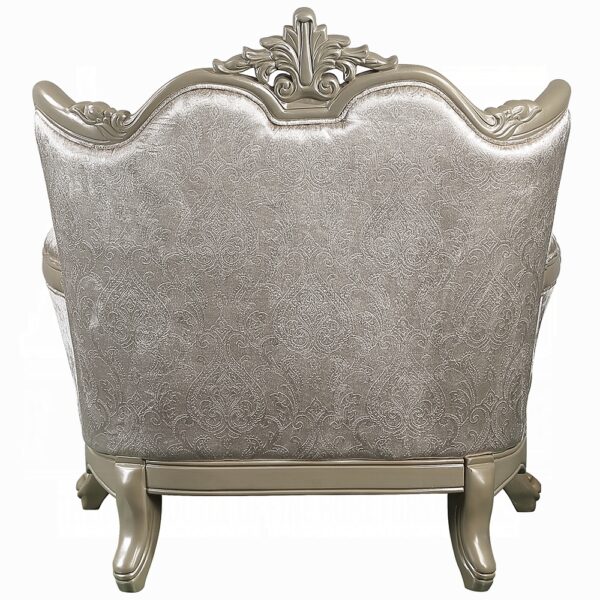 Libertee Beige Fabric Chair with Pillow LV03822 By ACME 12