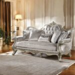 Libertee Beige Fabric Sofa with 5 Pillows LV03820 By ACME Luxury Sofas Mobilia Cleopatra 15 Libertee Beige Fabric Sofa with 5 Pillows LV03820 By ACME 15