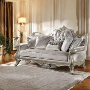 Libertee Beige Fabric Sofa with 5 Pillows LV03820 By ACME