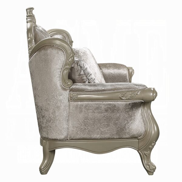 Libertee Beige Fabric Loveseat with 3 Pillows LV03821 By ACME 10