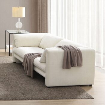 Jaeda Loveseat in Beige Linen LV04551 By ACME