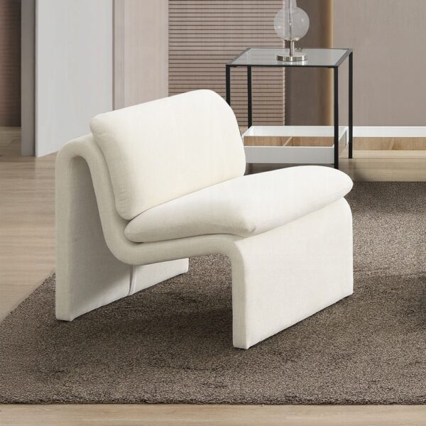 Jaeda Accent Chair in Ivory Boucle AC04552 By ACME 9