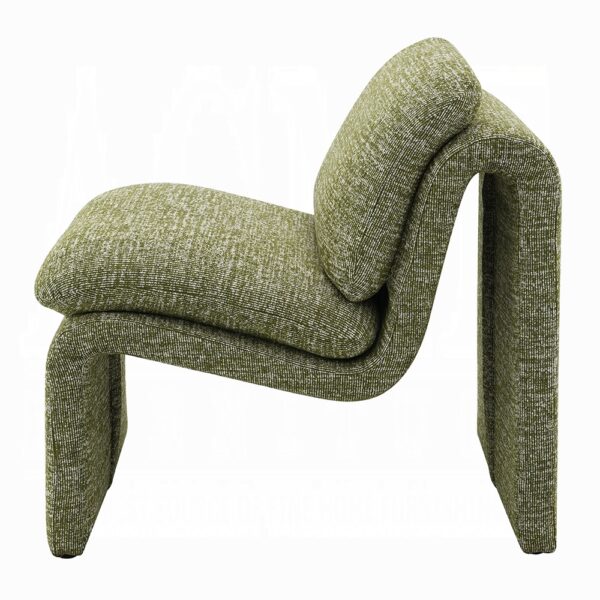 Jaeda Accent Chair in Green Boucle AC04553 By ACME 9