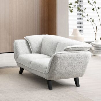 Nayeli Loveseat in Light Gray Boucle LV04201 By ACME