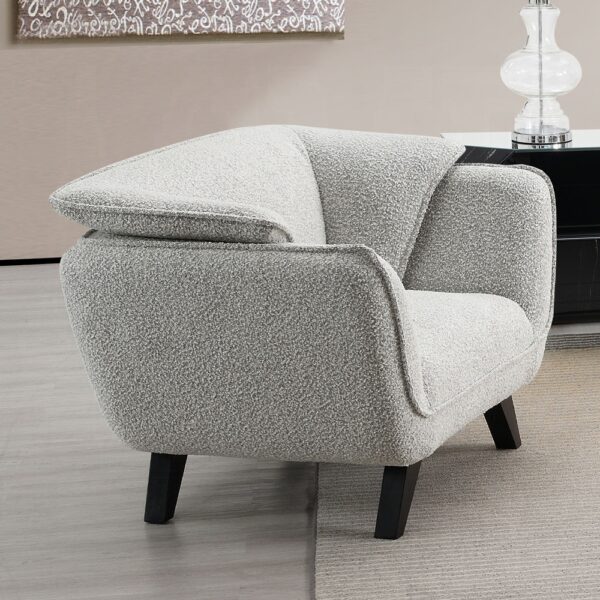 Nayeli Chair in Light Gray Boucle LV04202 By ACME 10