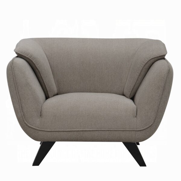 Nayeli Chair in Brown Linen LV02370 By ACME 10