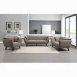 Nayeli Loveseat in Brown Linen LV02369 By ACME 11
