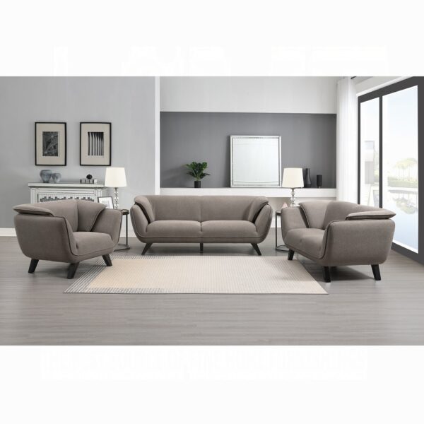 Nayeli Loveseat in Brown Linen LV02369 By ACME 8