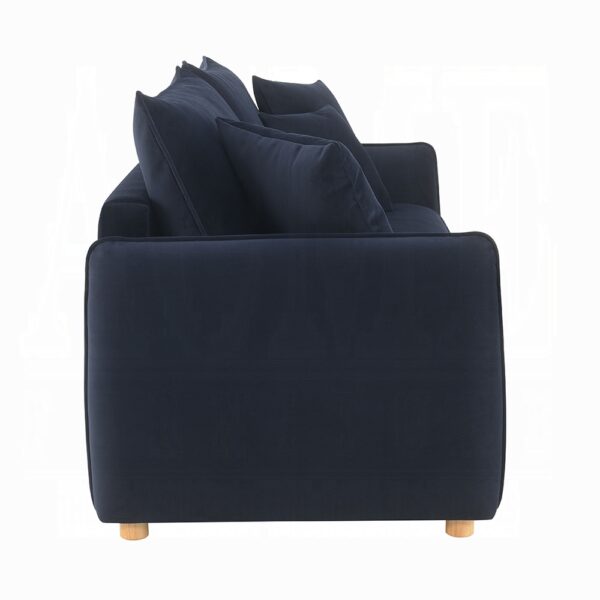 Irina Blue Velvet Sofa with Sleeper LV03890 By ACME 12