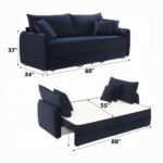 Irina Blue Velvet Sofa with Sleeper LV03890 By ACME 20