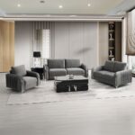 Wenona Gray Velvet Sofa LV01710 By ACME 20