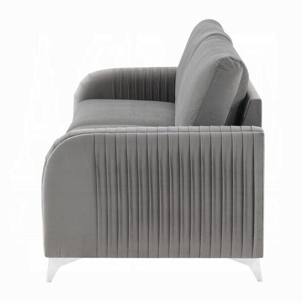 Wenona Gray Velvet Sofa LV01710 By ACME 11