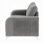 Wenona Gray Velvet Loveseat LV01711 By ACME 14