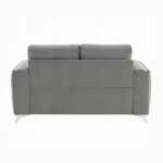 Wenona Gray Velvet Loveseat LV01711 By ACME 15