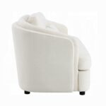 Mariko Sofa with 2 Pillows in Beige Linen LV02770 By ACME 18