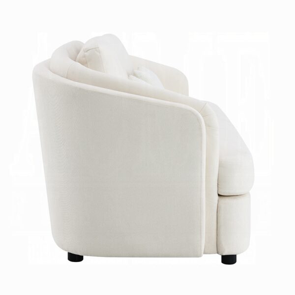 Mariko Sofa with 2 Pillows in Beige Linen LV02770 By ACME 11