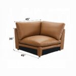 Brighton Modular – Wedge in Brown Leather LV03372 By ACME 19