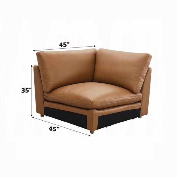 Brighton Modular – Wedge in Brown Leather LV03372 By ACME 12