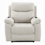 Chriki Power Recliner with Lift & Heating & Massage in Beige Fabric LV04271 By ACME 24