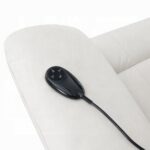Chriki Power Recliner with Lift & Heating & Massage in Beige Fabric LV04271 By ACME 31