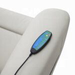 Marsha Power Recliner with Lift & Massage in Light Gray Silicone Leather LV04273 By ACME 29
