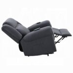 Domana Power Recliner with Lift & Heating & Massage in Blue Fabric LV04274 By ACME 28