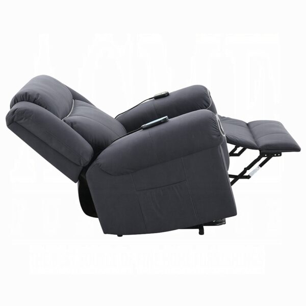 Domana Power Recliner with Lift & Heating & Massage in Blue Fabric LV04274 By ACME 18