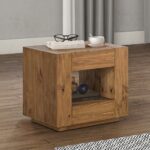 Harlan End Table in Brown Finish LV03776 By ACME 15