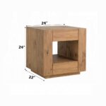 Harlan End Table in Brown Finish LV03776 By ACME 18